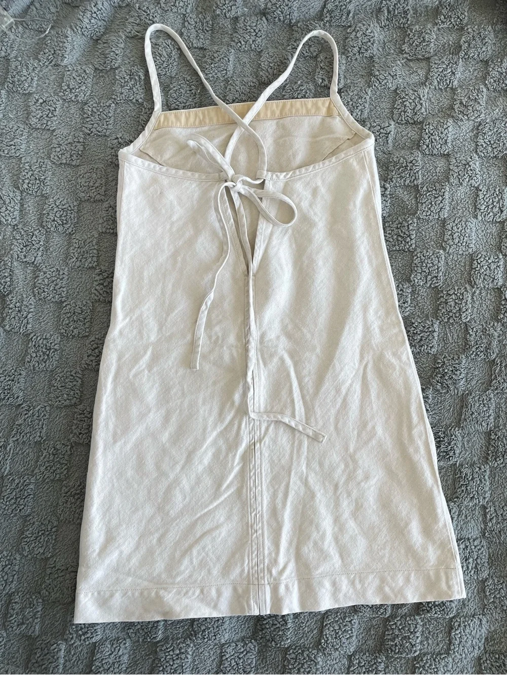 Rag & Bone New York BNWT Denim Tie Mini Dress - Picture 3 of 4